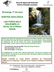 Sortida geològica 17 març